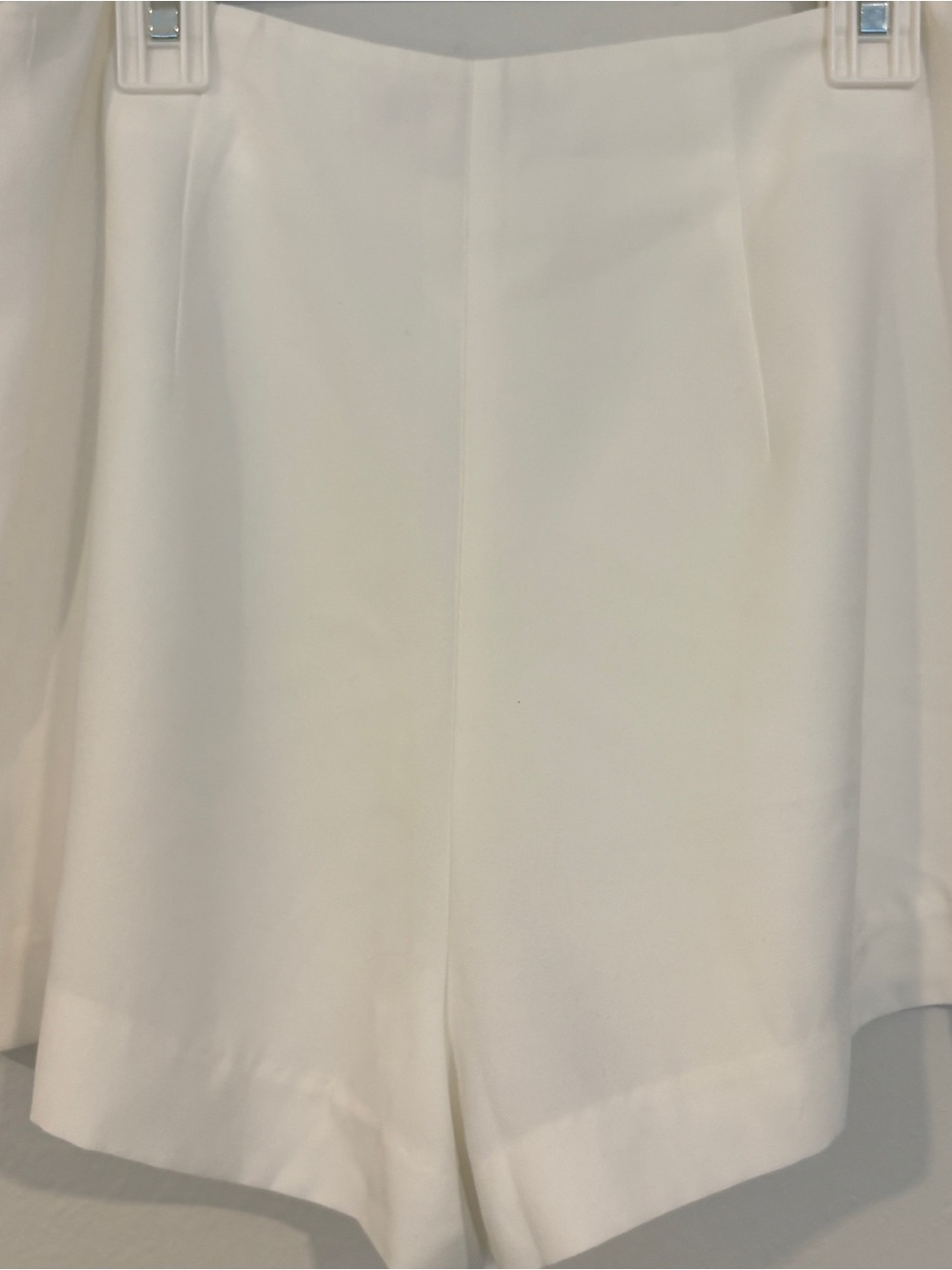 Forever 21 White High Waist Tailored Shorts